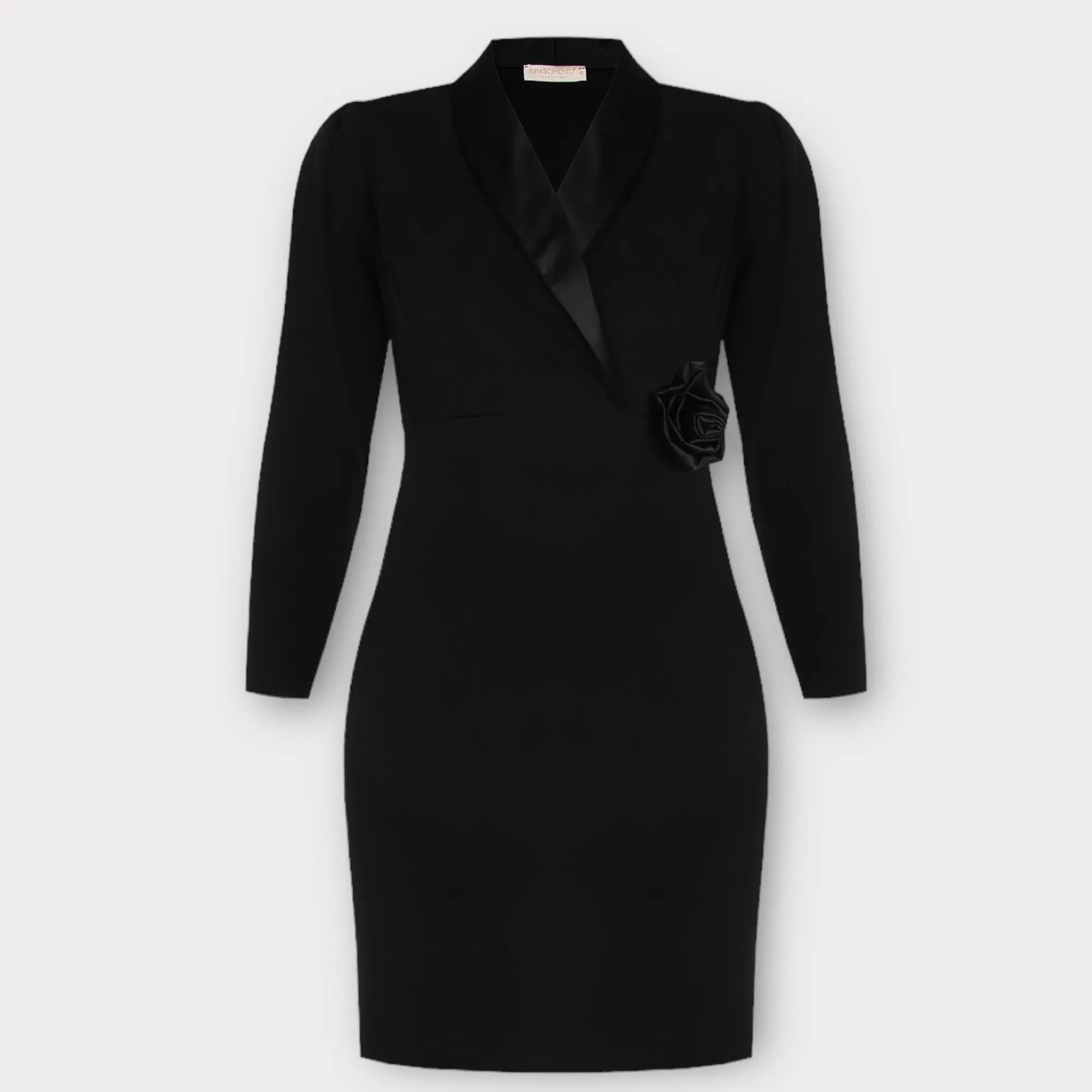 Rinascimento – Abito Curvy con inserti in raso