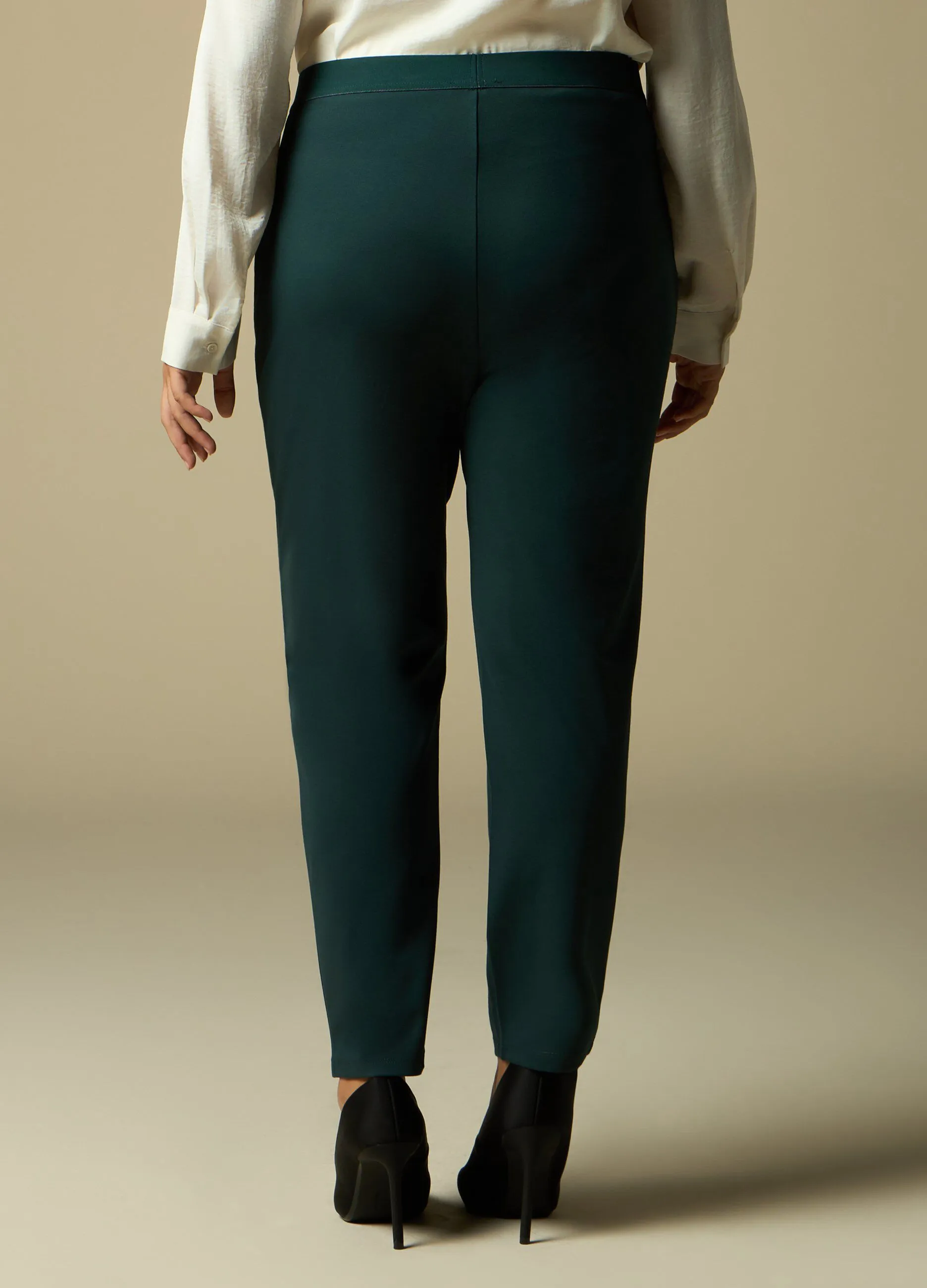 ROSA THEA  Pantaloni a vita alta curvy donna