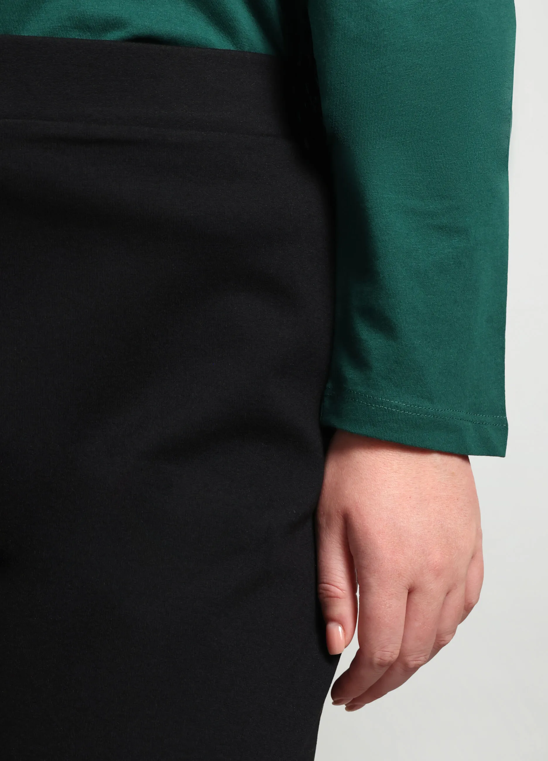ROSA THEA  Pantaloni in misto viscosa donna curvy