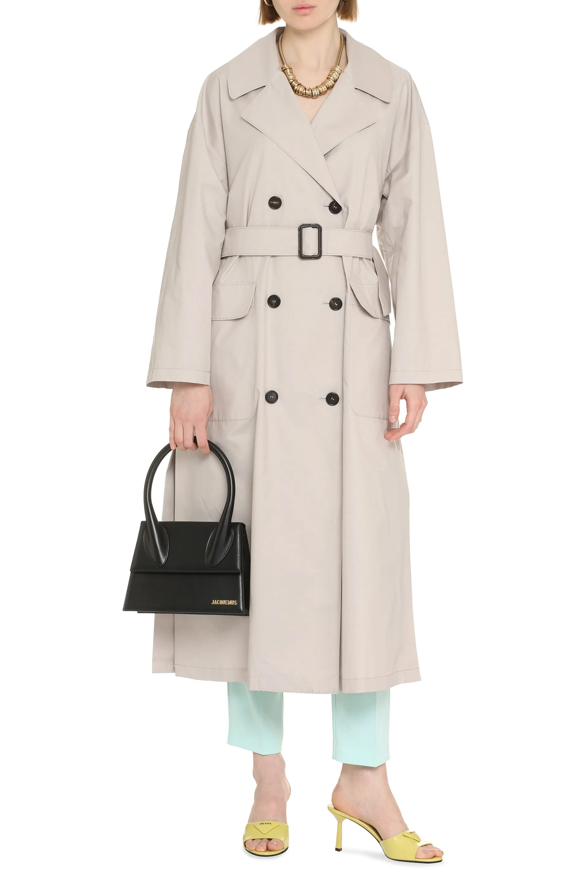 S MAX MARA The Cube - Trench coat Atrench in gabardine
