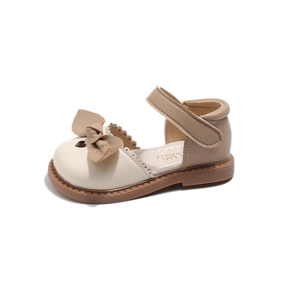 Sandali da ragazza per bambini scarpe estive da principessa 2024 eleganti papillon scarpe da festa bambino tacco basso antiscivo