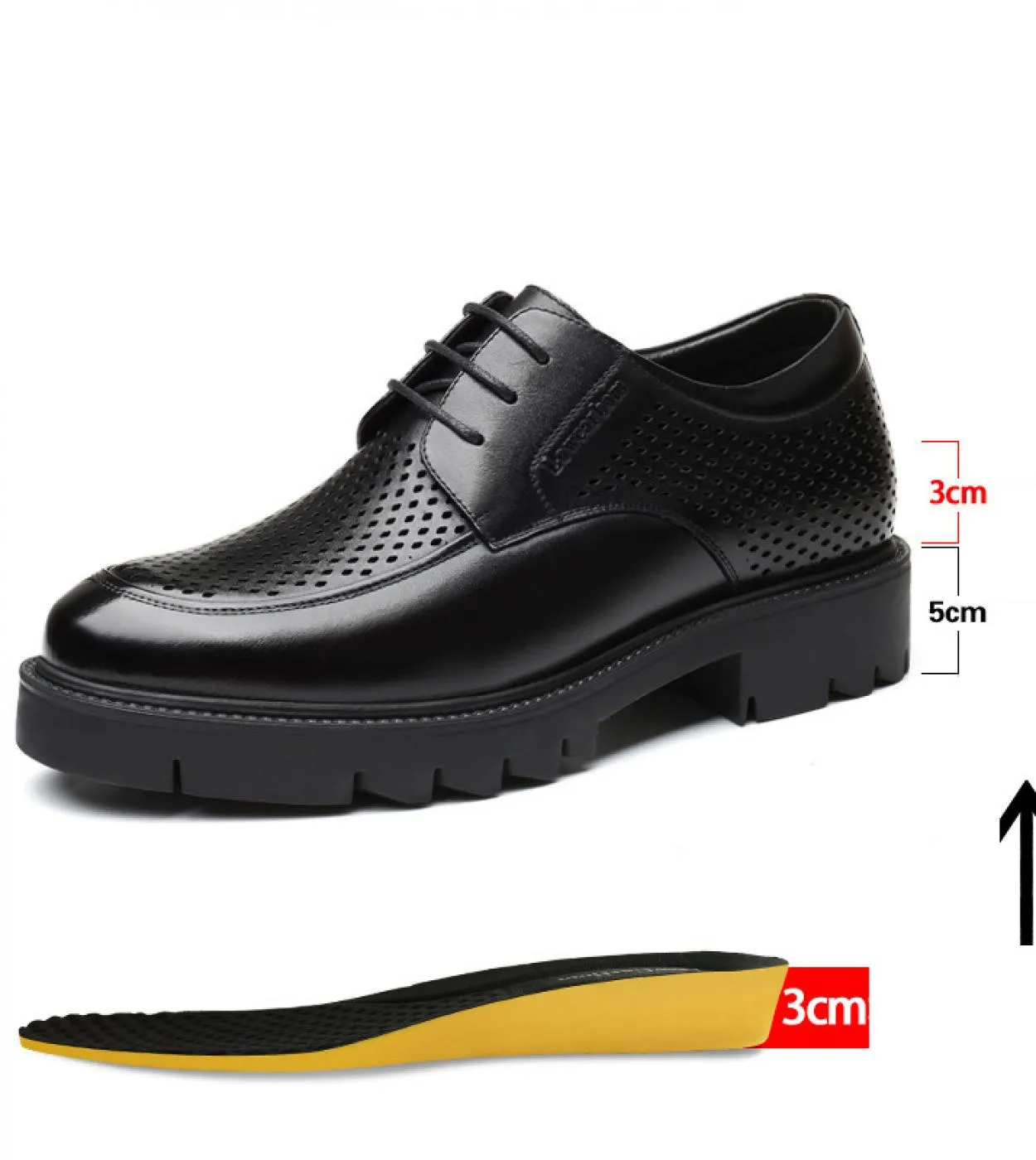 Sandalo da uomo da 10 cm Tacco invisibile Sandali eleganti da uomo da 8 cm Scarpe formali Scarpe da sposa più alte da uomo trasp
