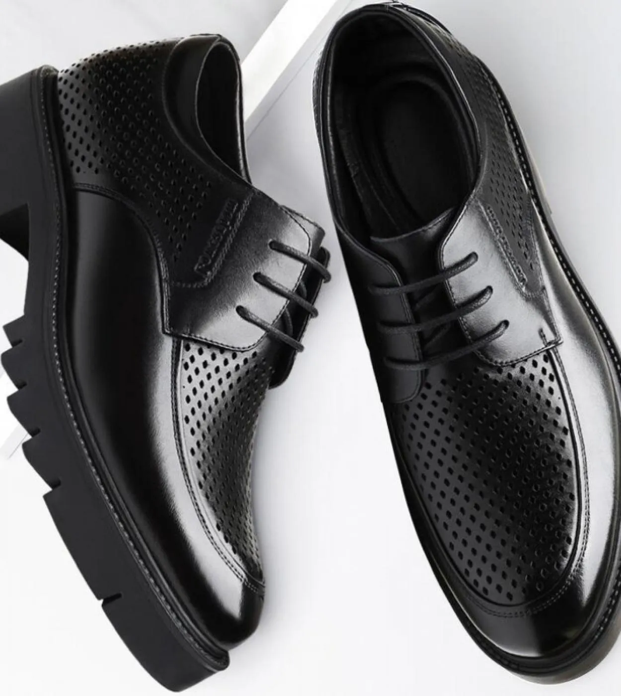 Sandalo da uomo da 10 cm Tacco invisibile Sandali eleganti da uomo da 8 cm Scarpe formali Scarpe da sposa più alte da uomo trasp