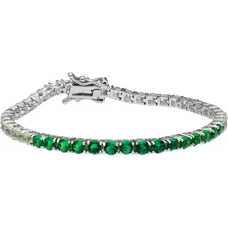 SARNIORO Bracciale tennis in argento 925 degradè