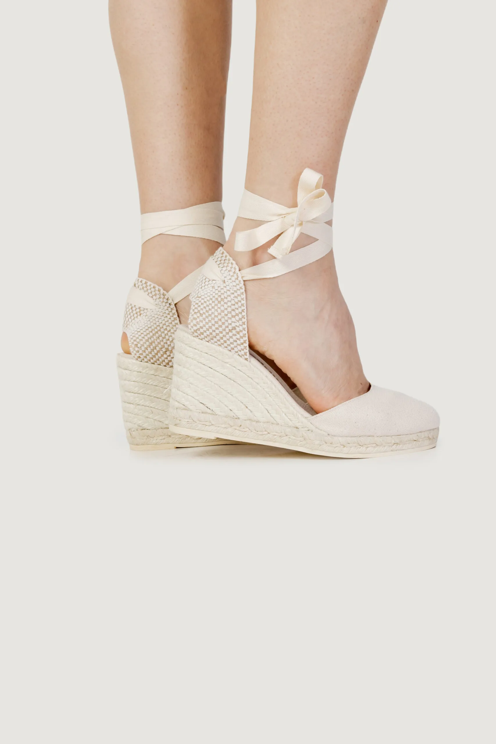 Scarpe con tacco Espadrilles colin color melange espadrilles crudo Panna