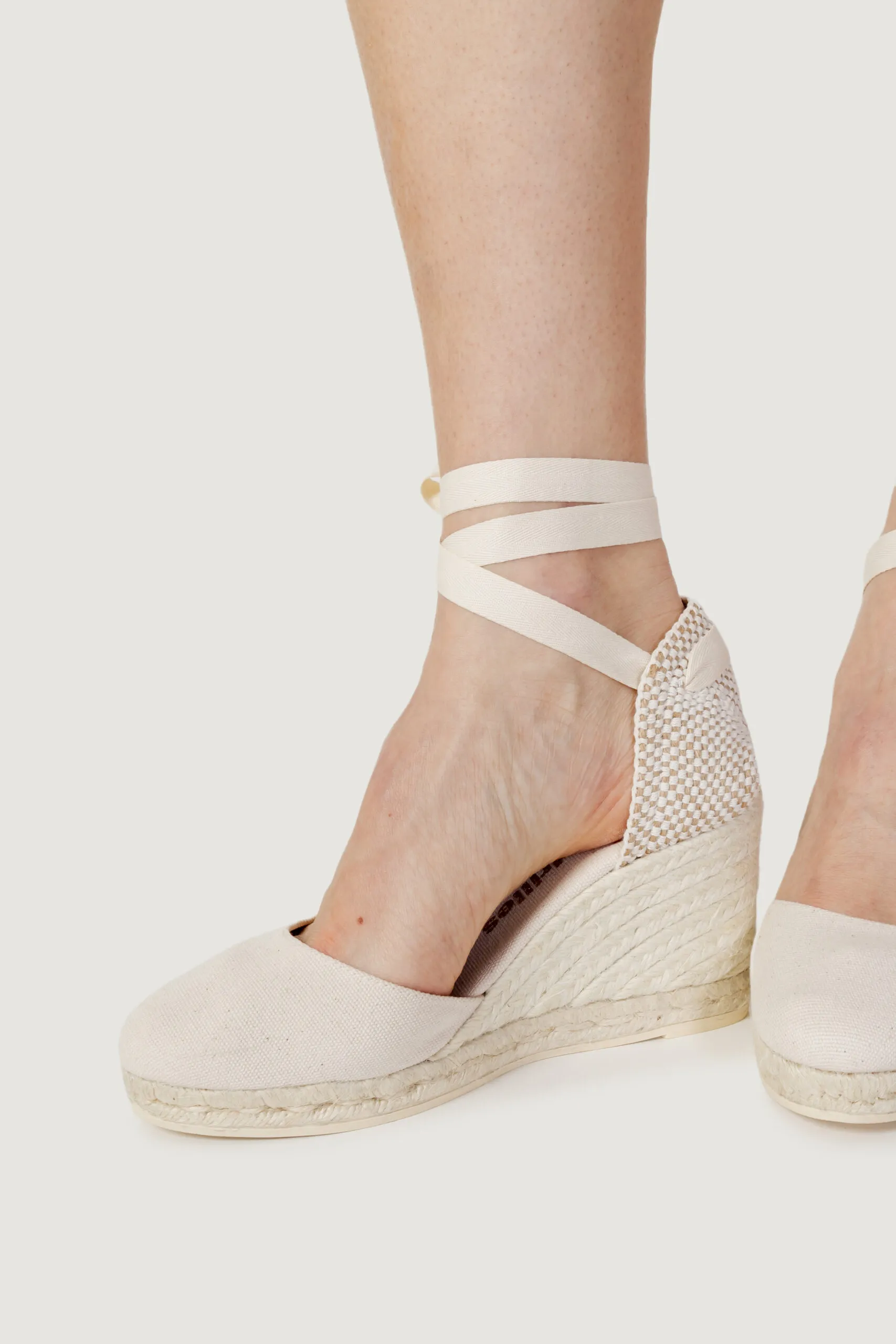 Scarpe con tacco Espadrilles colin color melange espadrilles crudo Panna