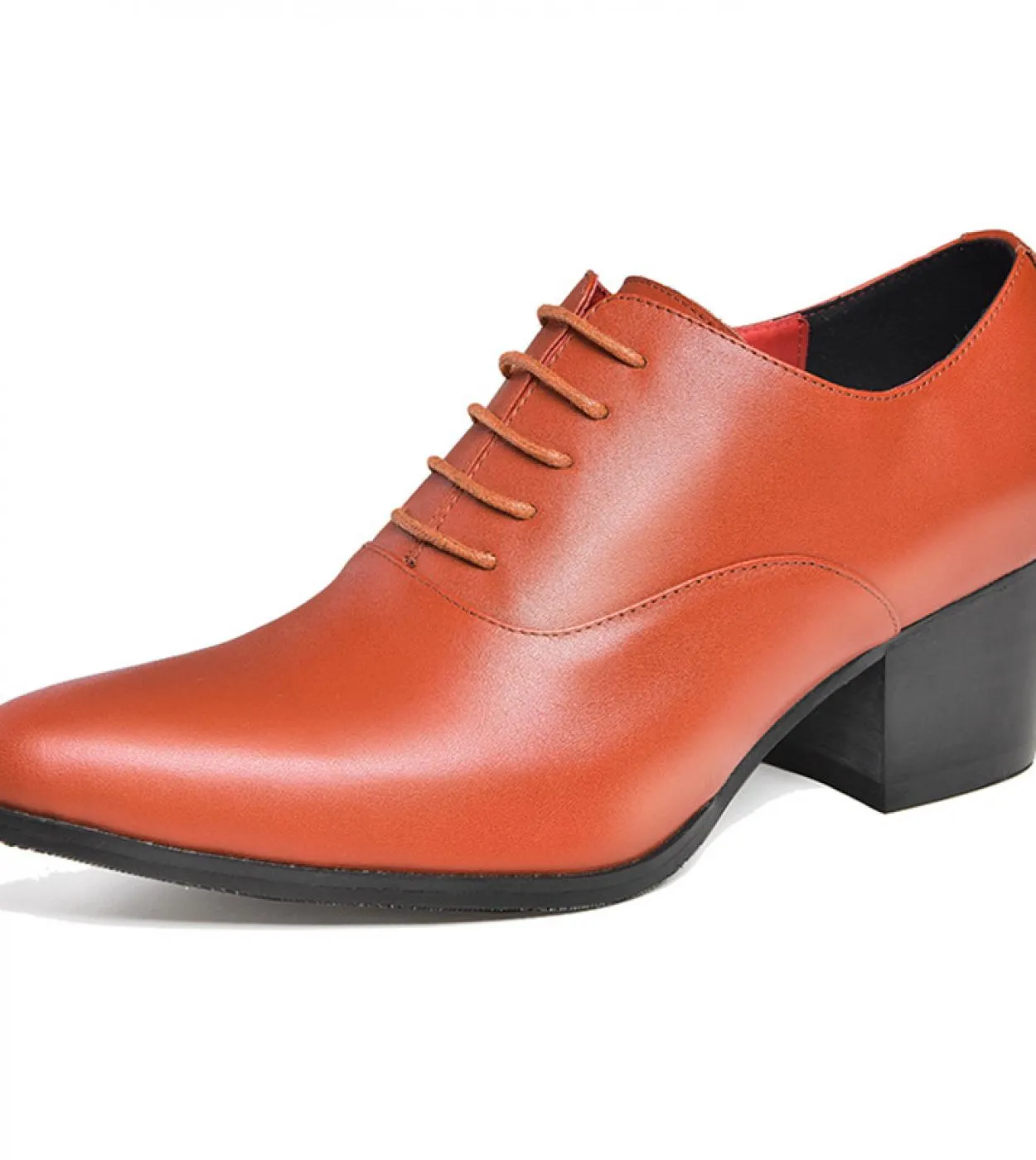 Scarpe eleganti da uomo con tacchi alti 2022 Nuovo stile Vera pelle di mucca Qualità Lusso Casual Marrone Bianco Nero Scarpe da