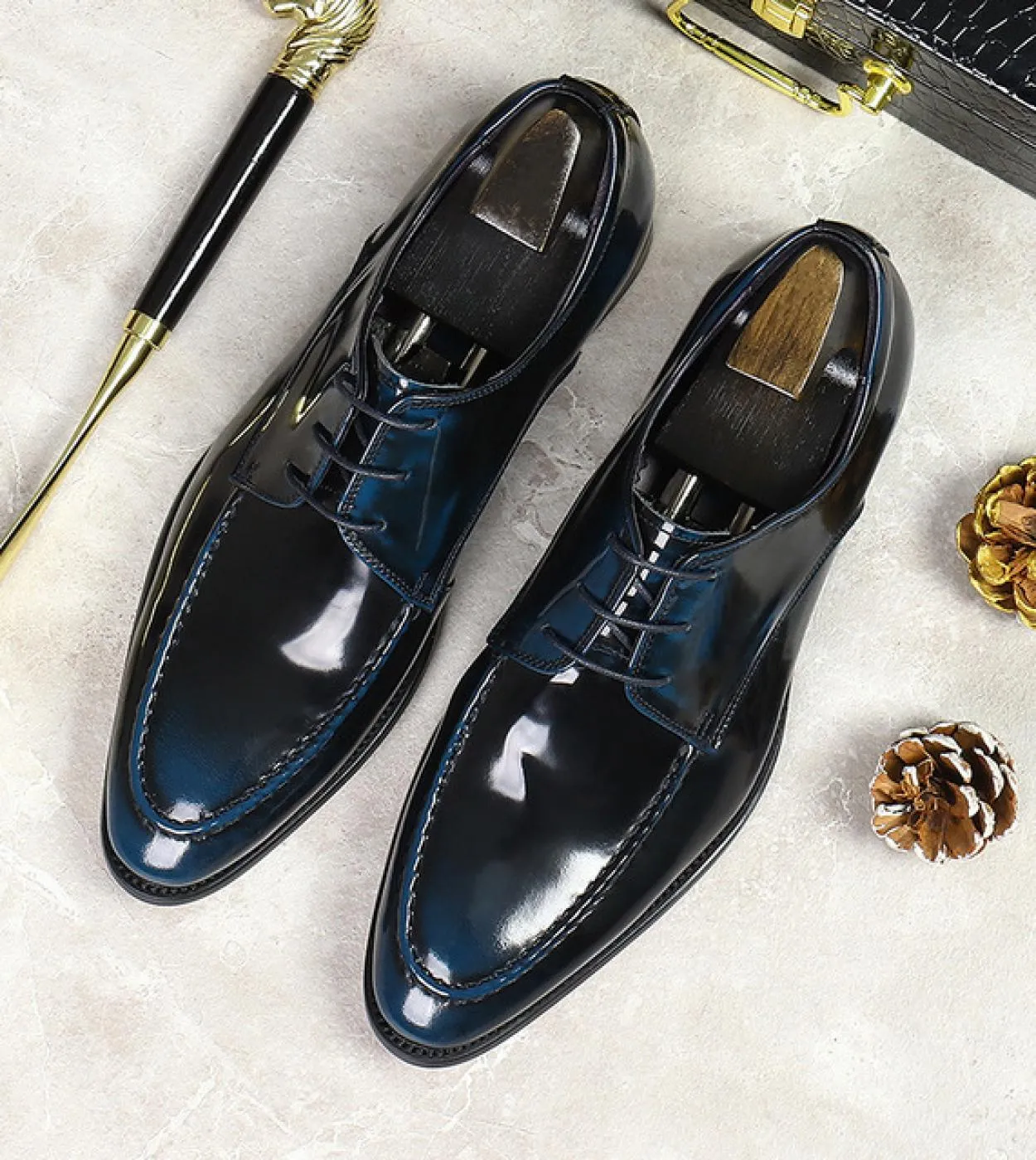 Scarpe eleganti da uomo Scarpe in vera pelle di lusso da uomo in vera pelle Novità