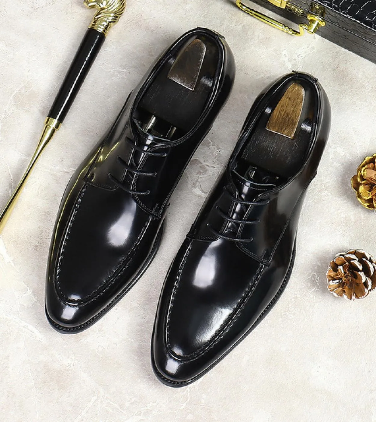 Scarpe eleganti da uomo Scarpe in vera pelle di lusso da uomo in vera pelle Novità