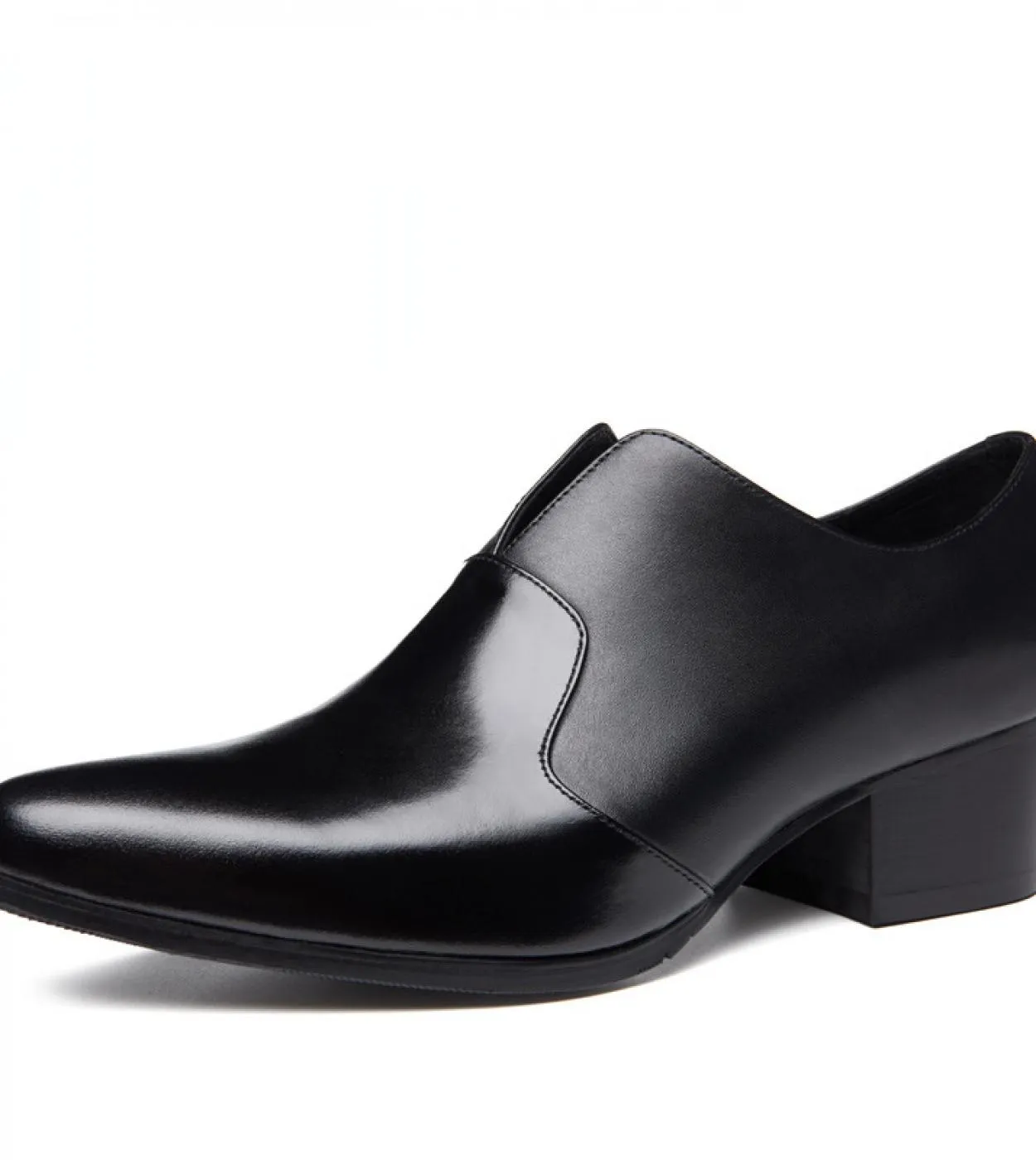 Scarpe eleganti da uomo Scarpe sociali in pelle di lusso da uomo in vera pelle di lusso 5 alte
