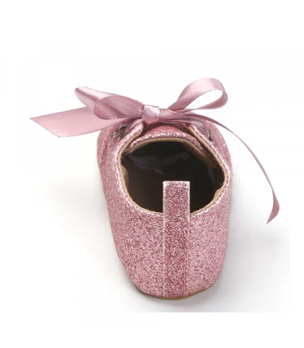 Scarpine neonata animalier glitter