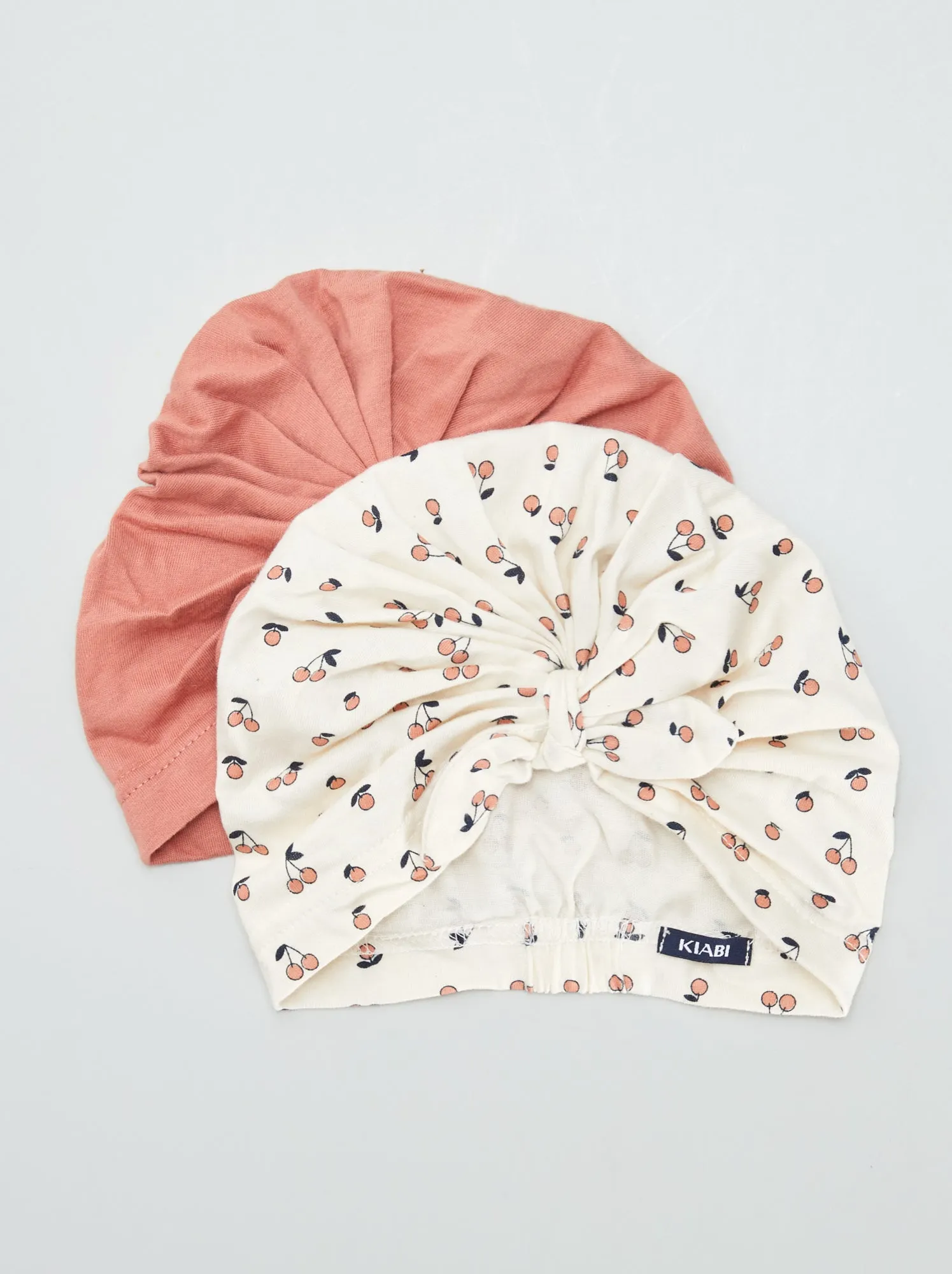 Set di 2 turbanti in jersey - BEIGE