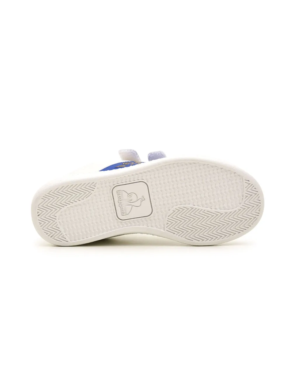 Sneakers bianche con chiusure in velcro da Bambino Courtlcassic PS