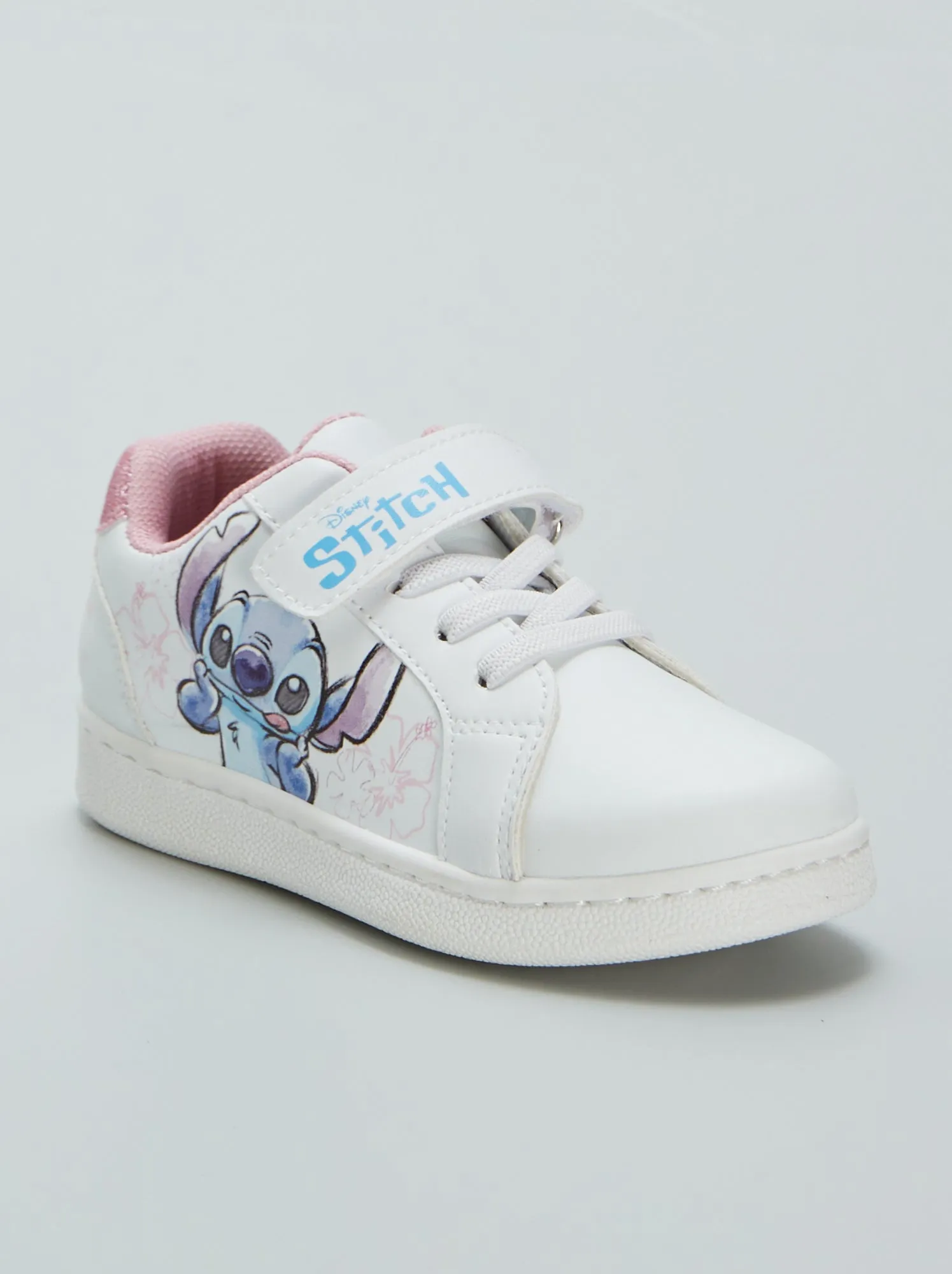 Sneakers con strappi 'Stitch' - bianco
