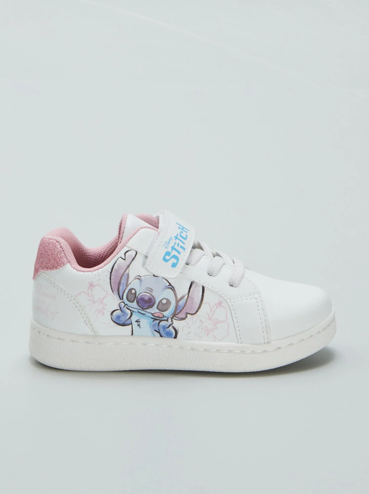 Sneakers con strappi 'Stitch' - bianco