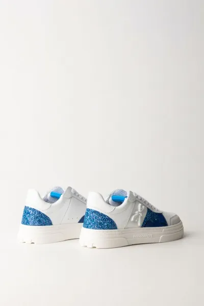Sneakers multicolor con inserti glitterati Glitter Blue