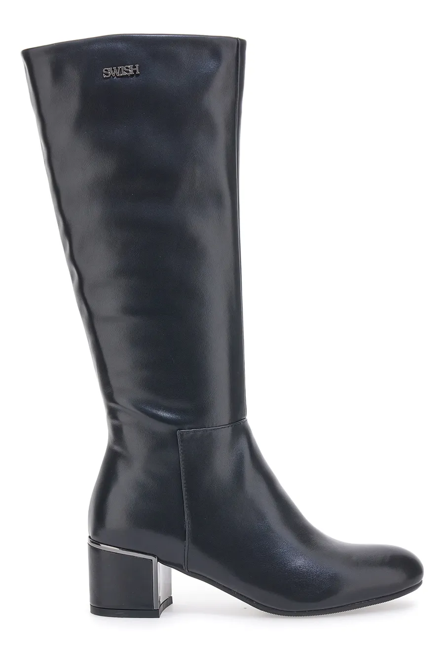 Stivali con tacco Neri Swish 21