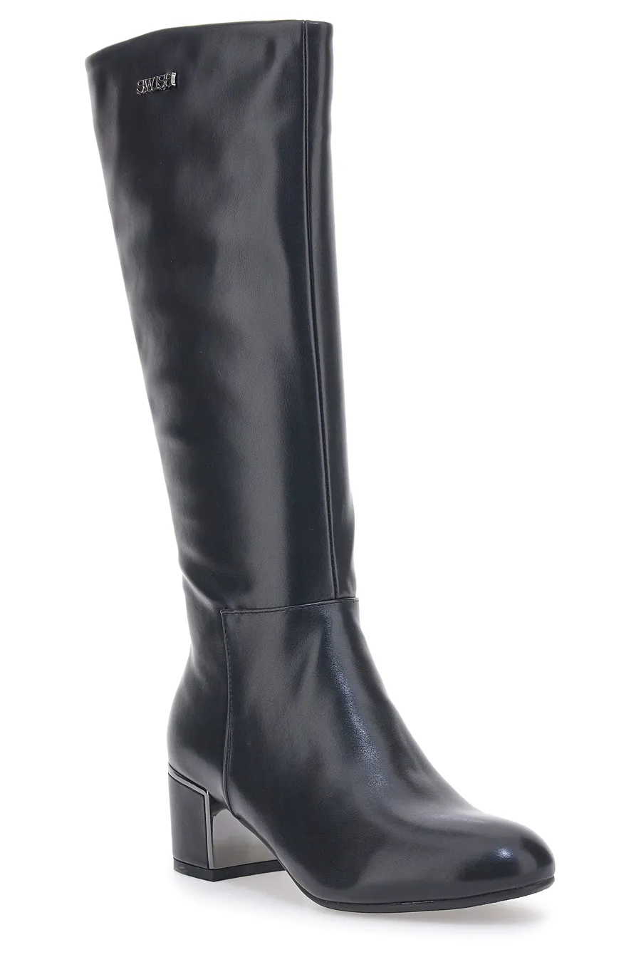 Stivali con tacco Neri Swish 21
