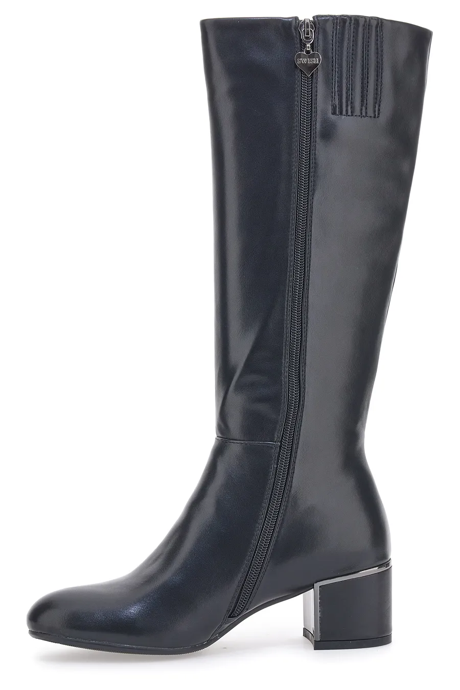 Stivali con tacco Neri Swish 21