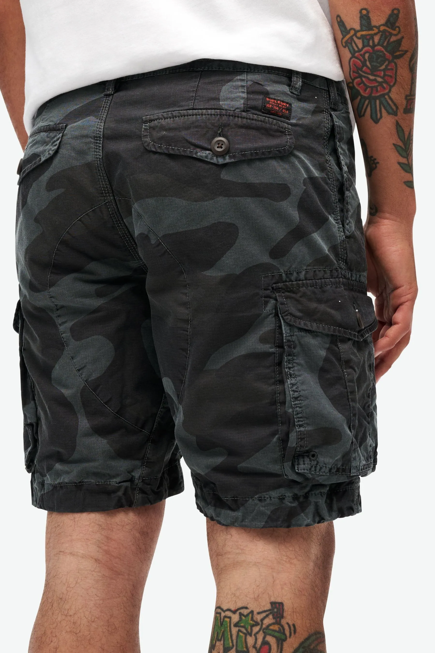 Superdry - Shorts leggeri stile paracadutista
