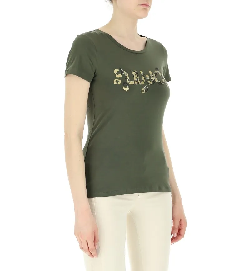 T-shirt con glitter