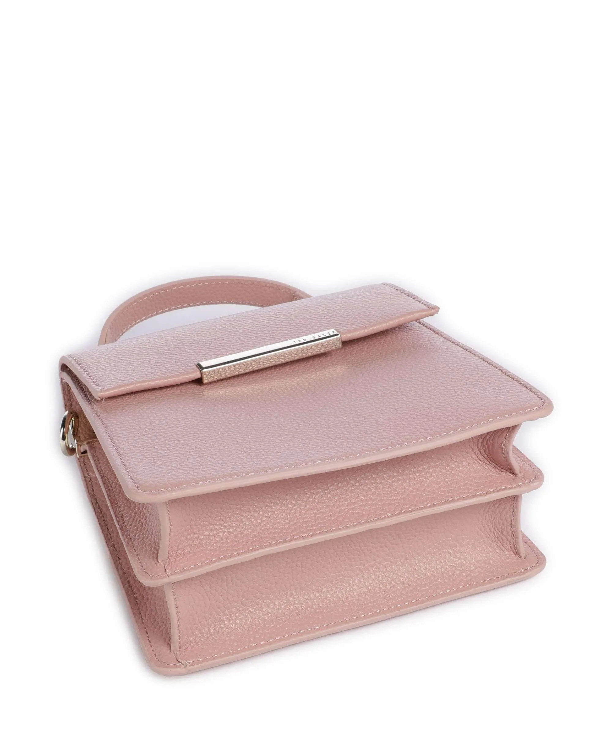  Ted Baker Roselli Borsa a mano pelle di vacchetta grana rosa  