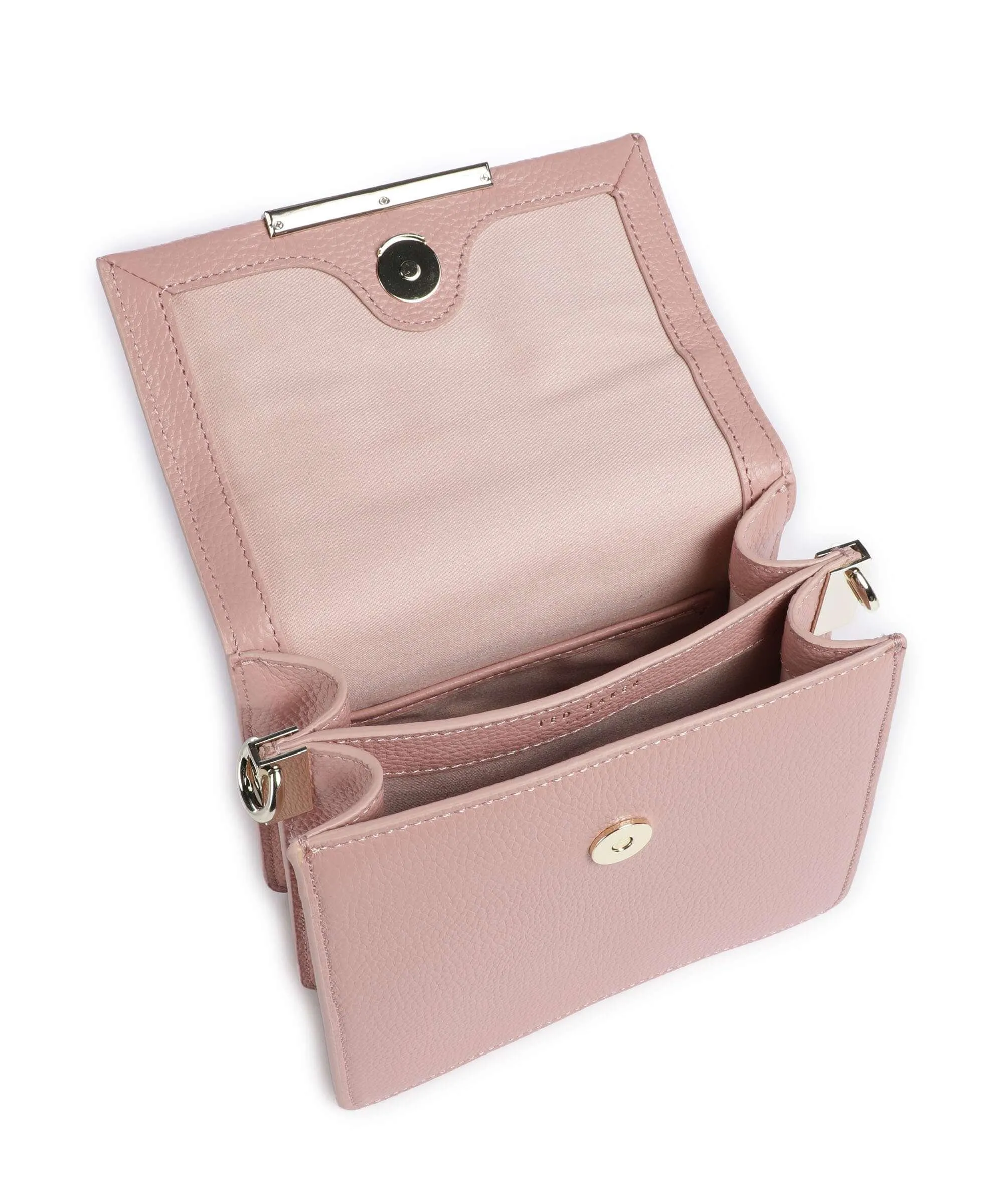  Ted Baker Roselli Borsa a mano pelle di vacchetta grana rosa  