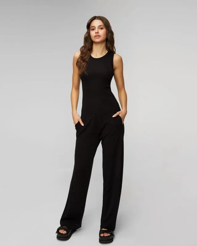 Top nero di lana da donna Allude