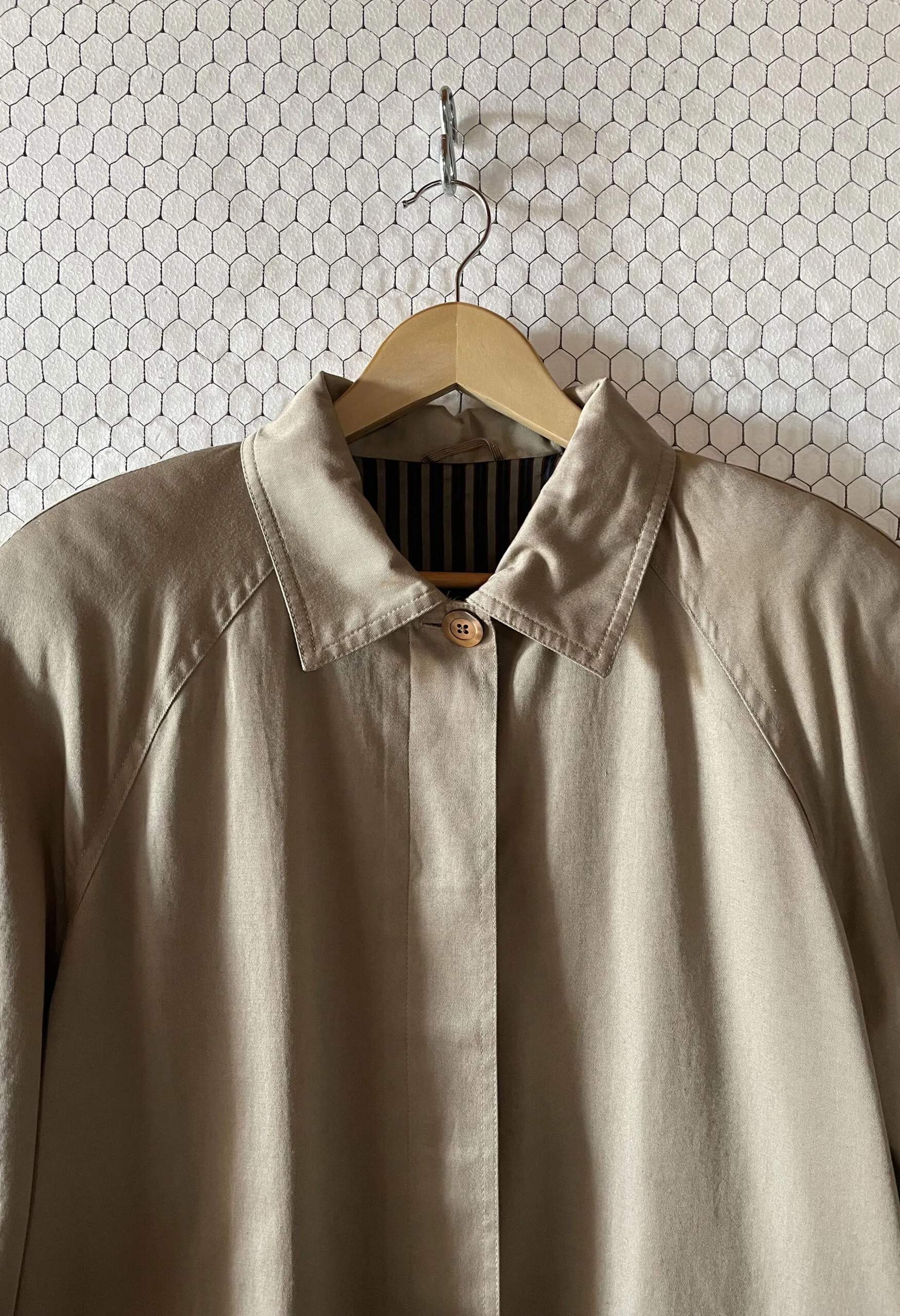 Trench svasato beige second hand Persona by MaxMara