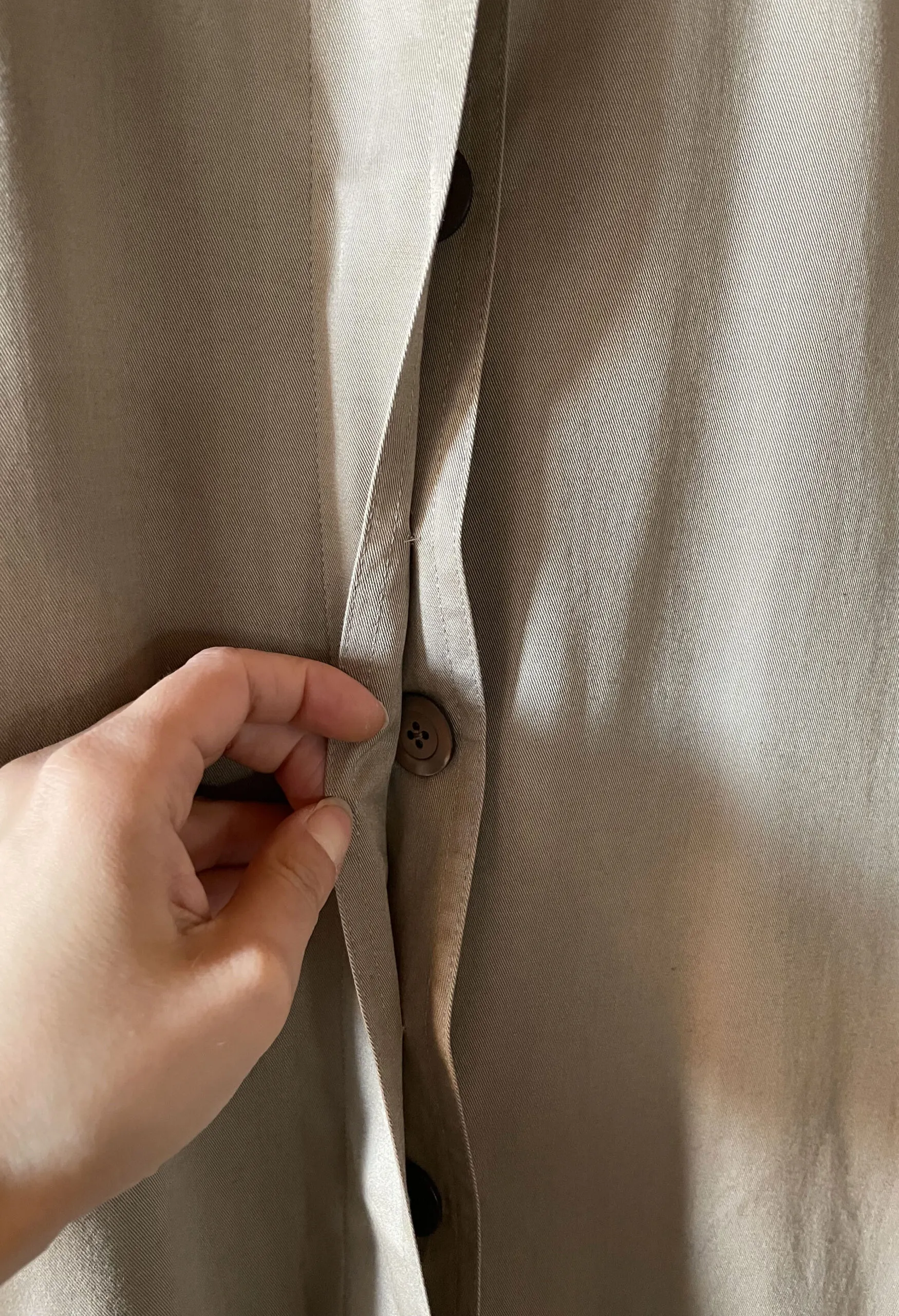 Trench svasato beige second hand Persona by MaxMara