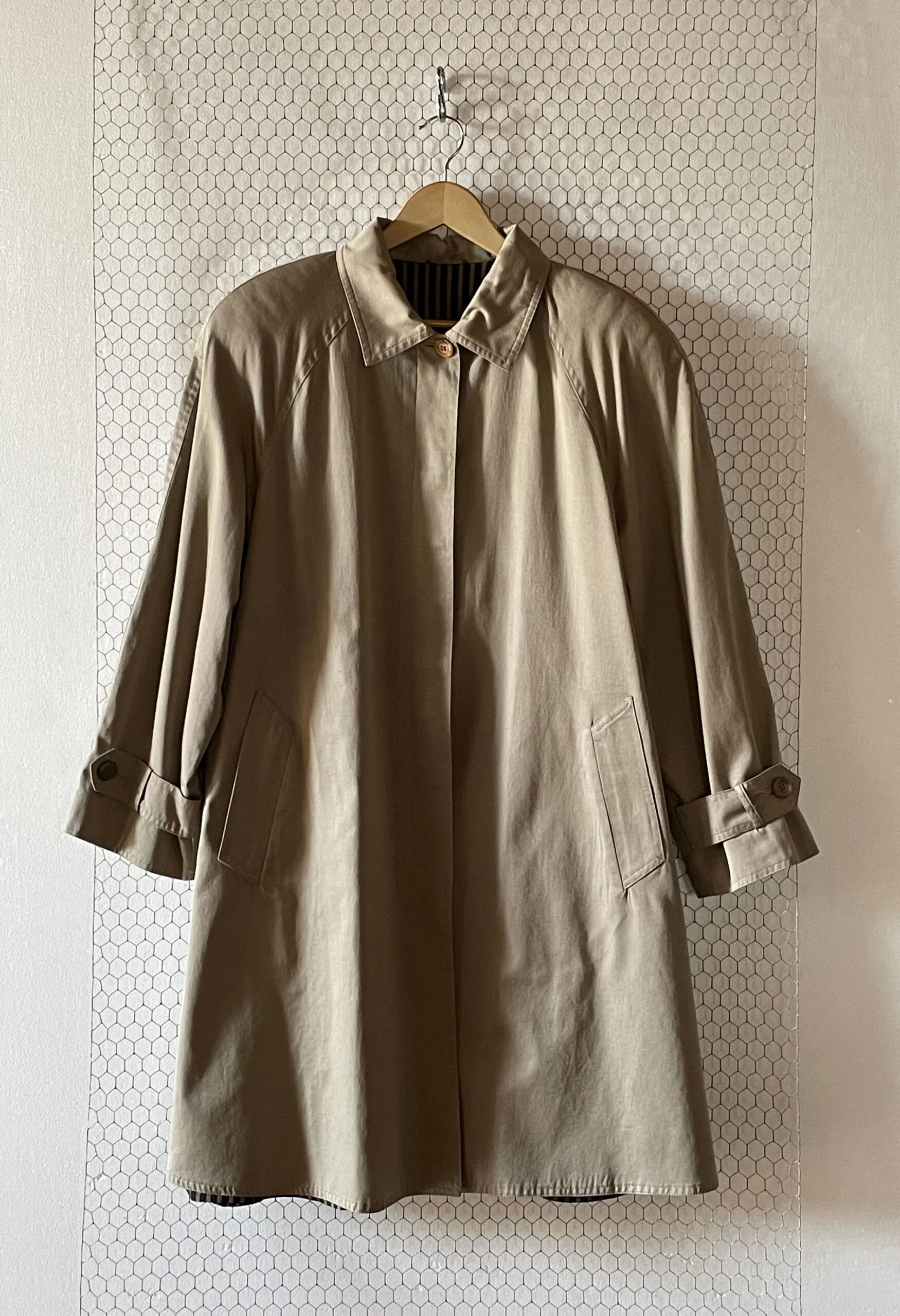 Trench svasato beige second hand Persona by MaxMara