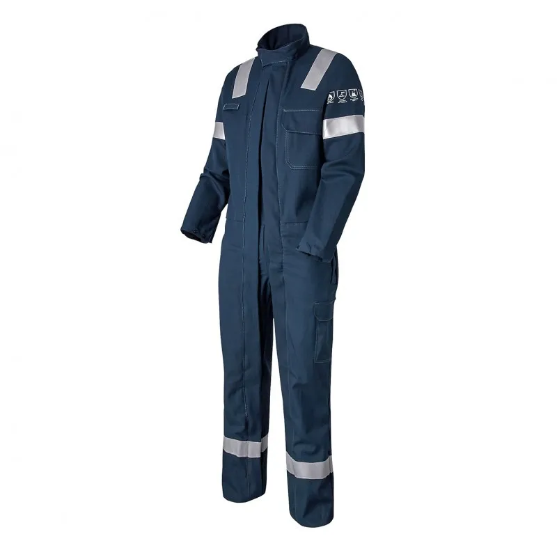 Tuta da Lavoro Multirischio Alta Visibilità Multitasche Molinel Techprotect Quick TECHQK88BRNAV