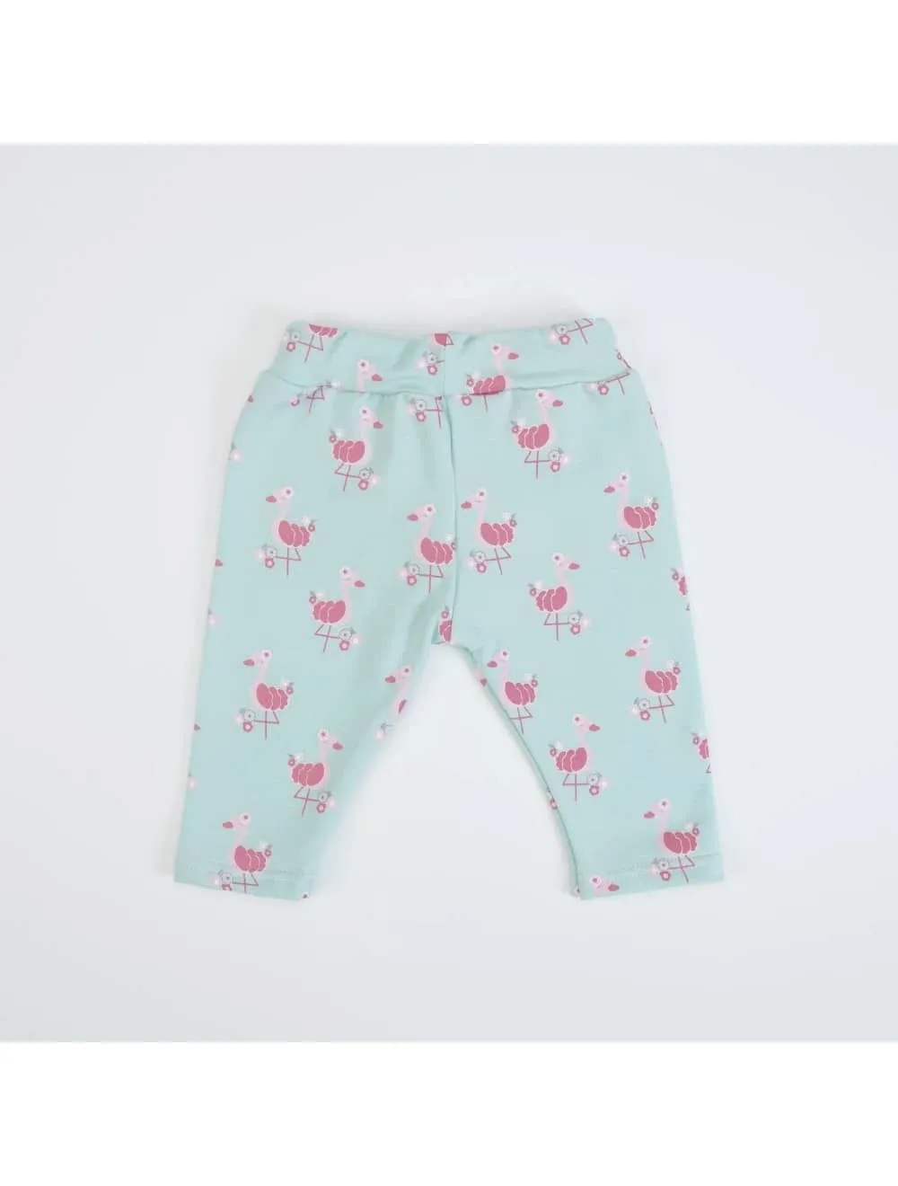  TUTA NEONATA BAMBINA IN COTONE PRIMAVERA - CIGNO 