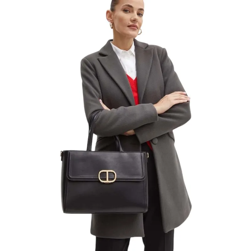 Twin-Set Borsa Shopper ‘Brera’ con Apertura Oval T
