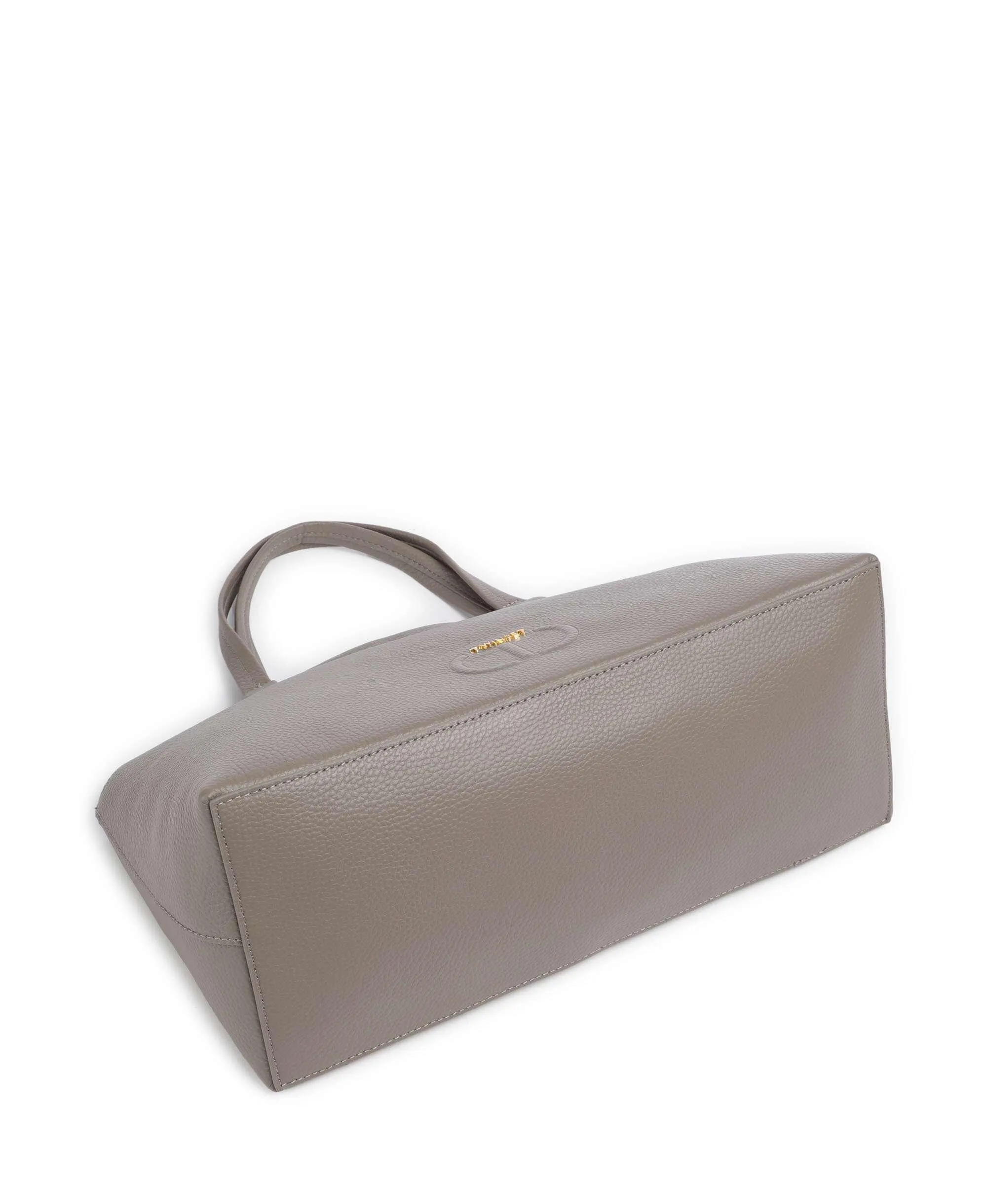  Twinset Many Monday Borsa a mano pelle di vacchetta grana taupe  