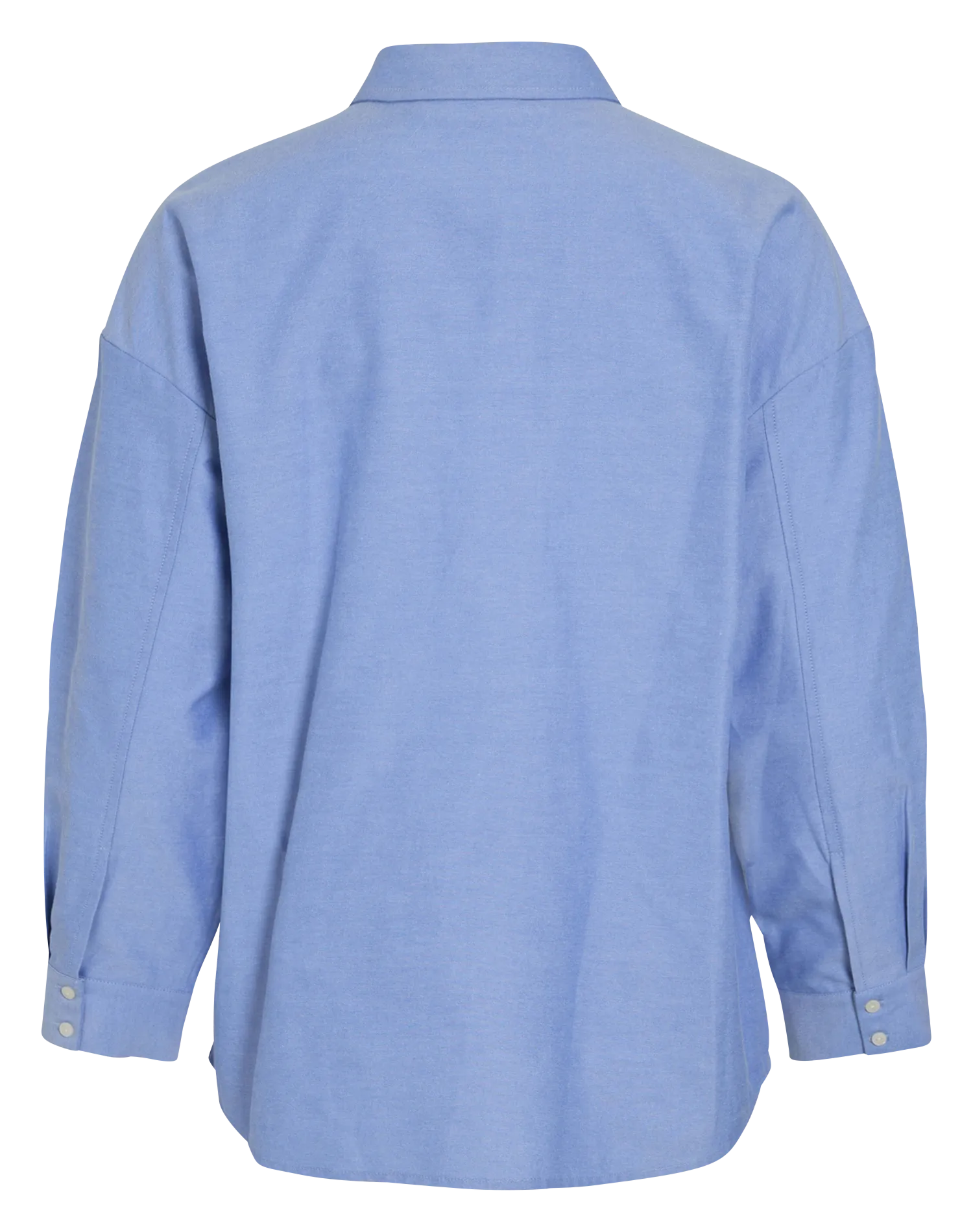  VILA   DRISA - Camicia oversize diritta in misto cotone | Blu