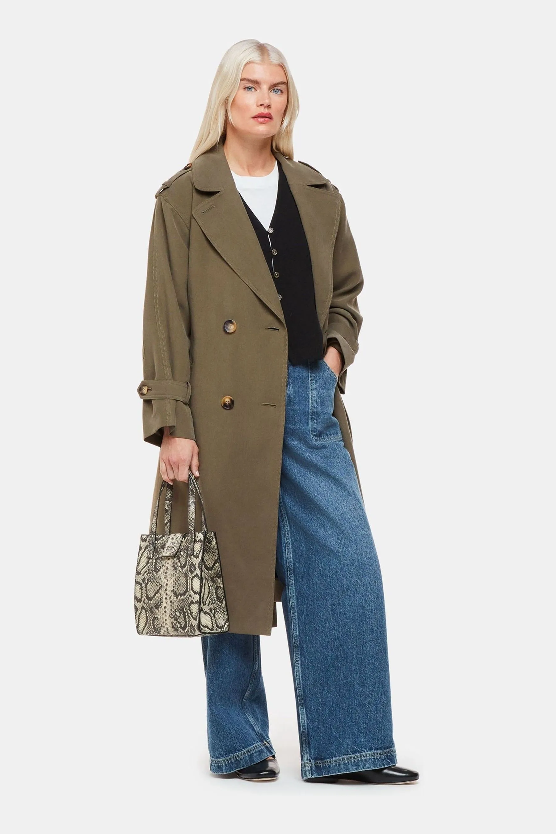 Whistles Verde - Riley - Trench